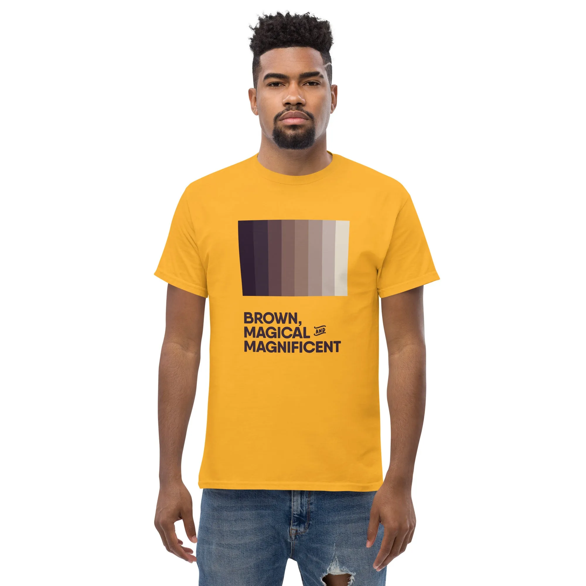 Brown, Magical, & Magnificent Unisex Classic Tee