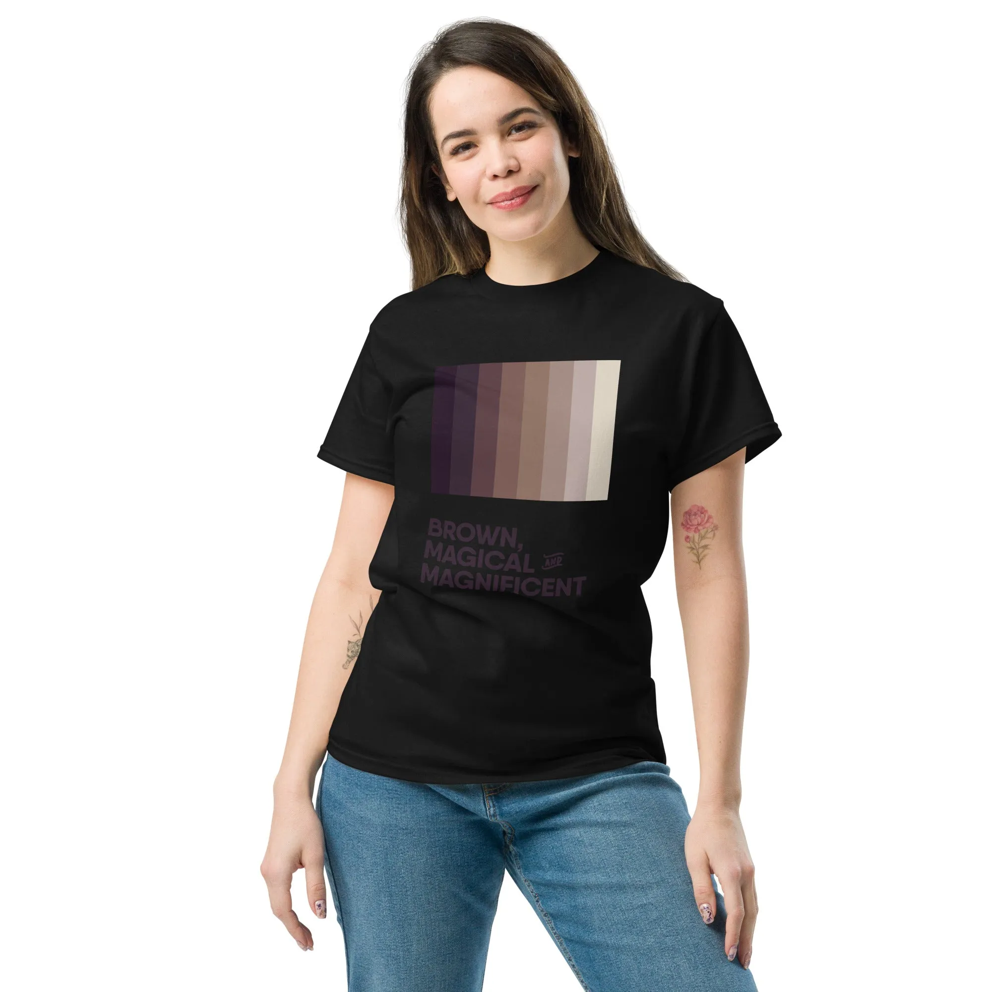 Brown, Magical, & Magnificent Unisex Classic Tee