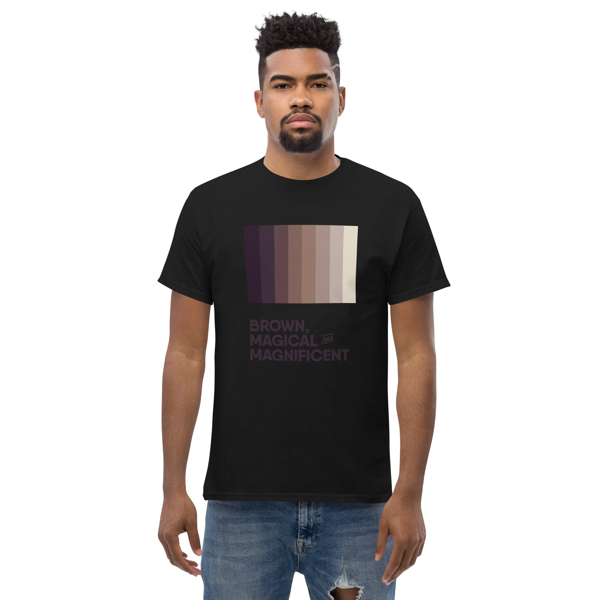 Brown, Magical, & Magnificent Unisex Classic Tee