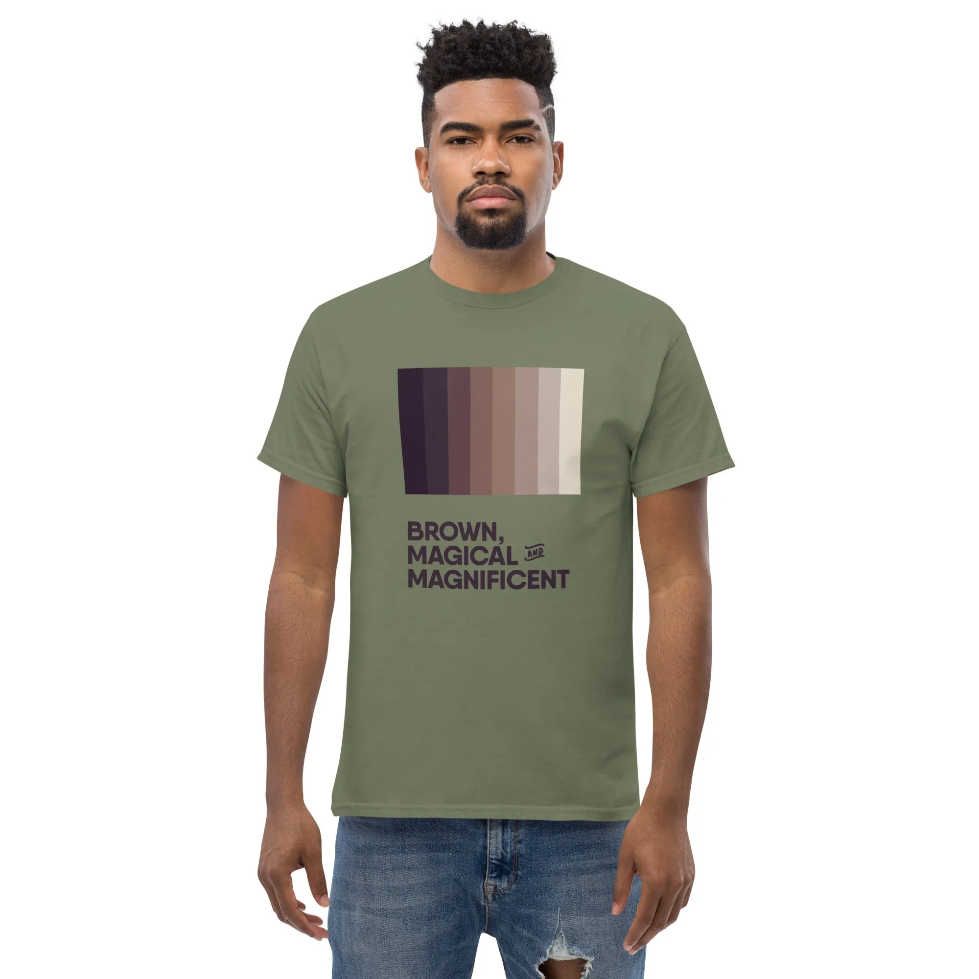 Brown, Magical, & Magnificent Unisex Classic Tee