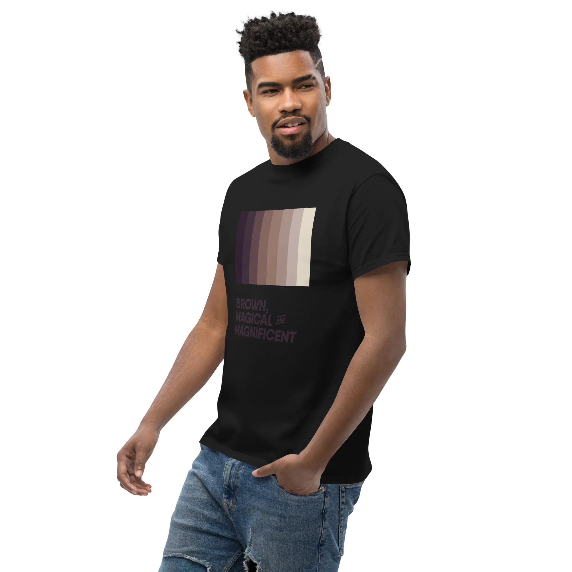 Brown, Magical, & Magnificent Unisex Classic Tee
