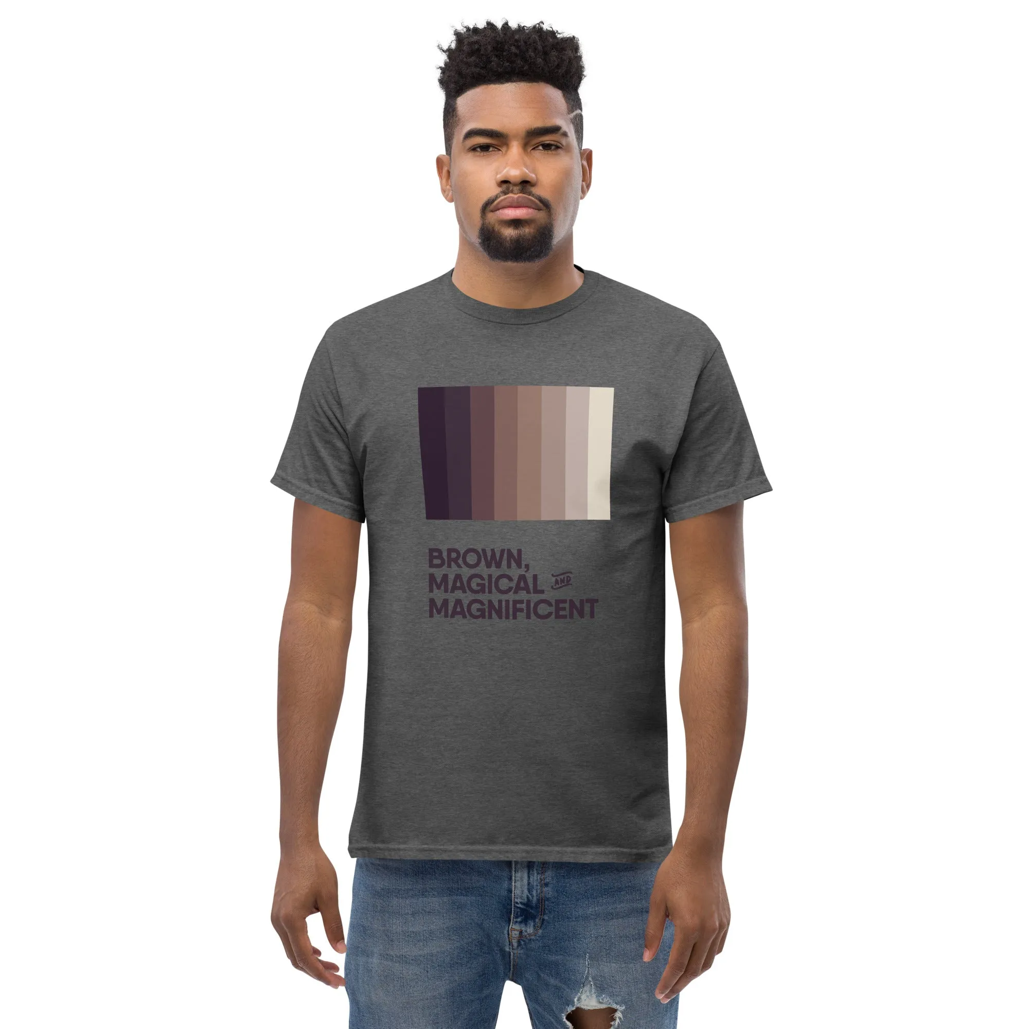 Brown, Magical, & Magnificent Unisex Classic Tee