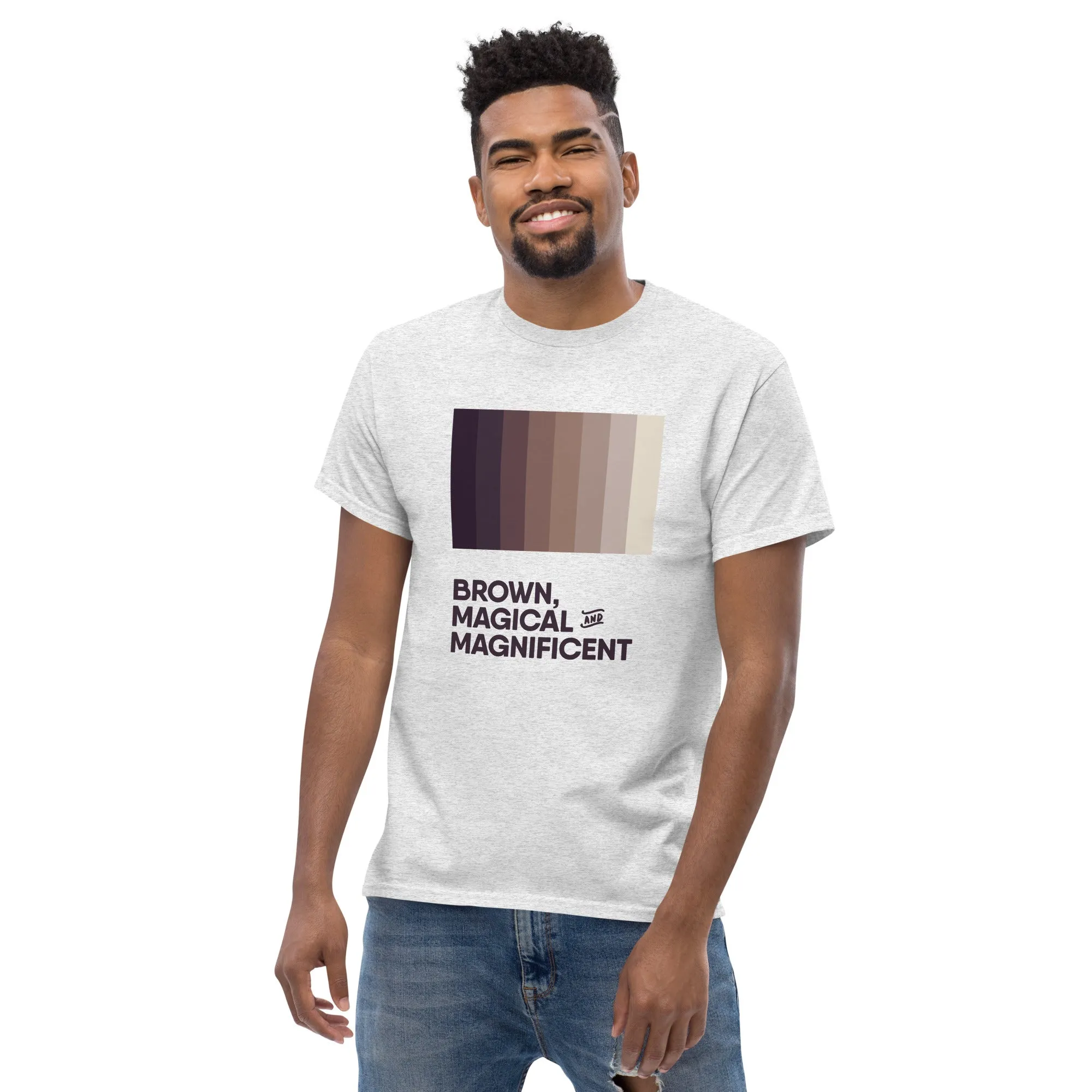 Brown, Magical, & Magnificent Unisex Classic Tee