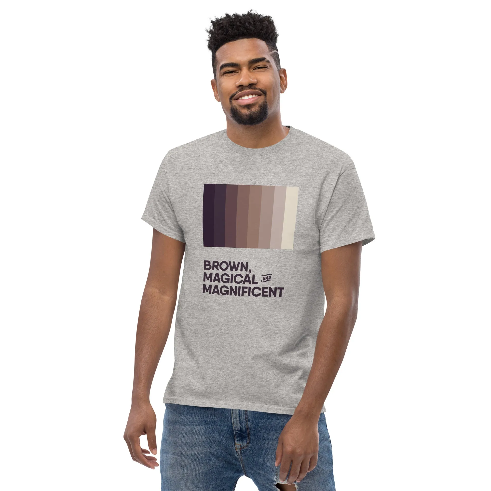 Brown, Magical, & Magnificent Unisex Classic Tee