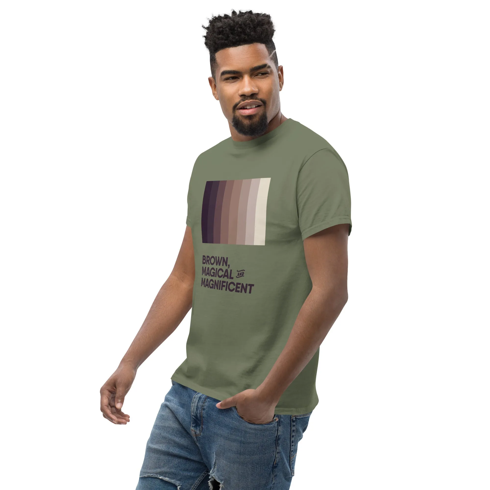 Brown, Magical, & Magnificent Unisex Classic Tee