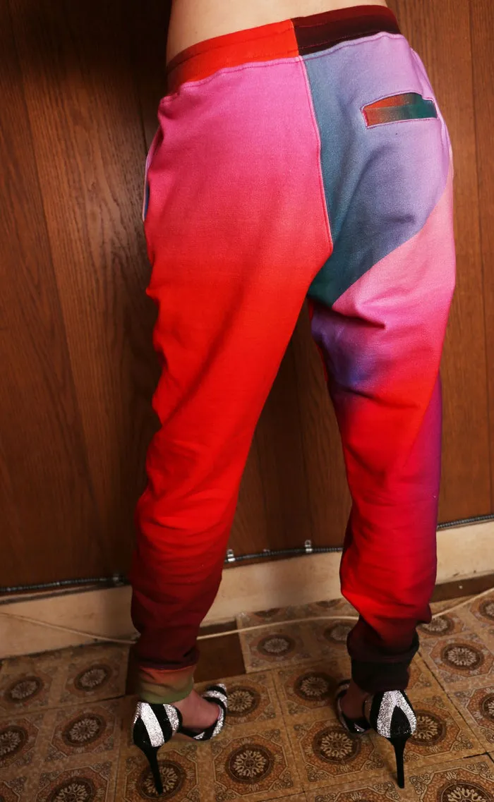BruceGlen Sauce Red Ombré Joggers
