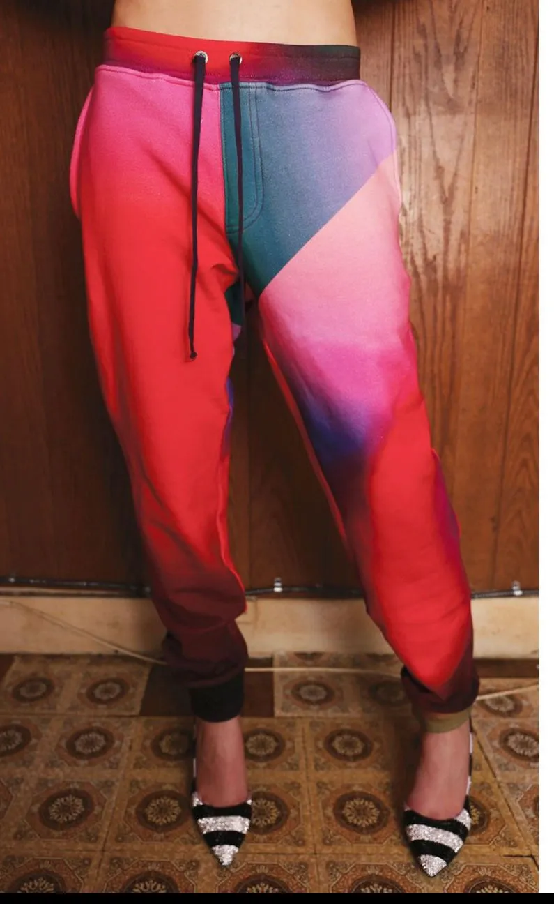 BruceGlen Sauce Red Ombré Joggers