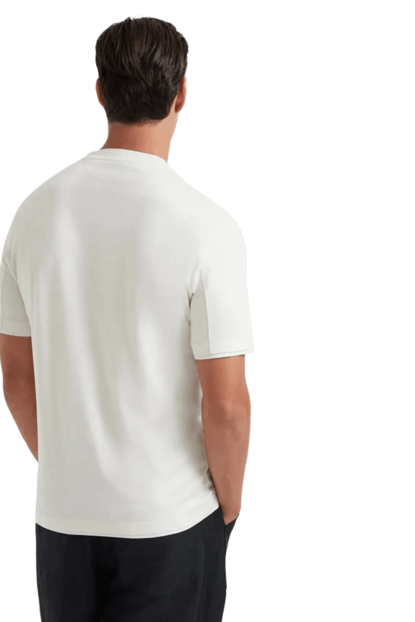 Brunello Cucinelli Men's Cotton Jersey Crew Neck T-shirt With Faux-layering