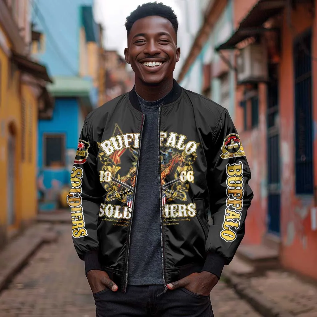 Buffalo Soldiers Bomber Jacket American American Legend 1866-1944 DT02
