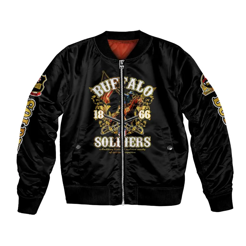 Buffalo Soldiers Bomber Jacket American American Legend 1866-1944 DT02