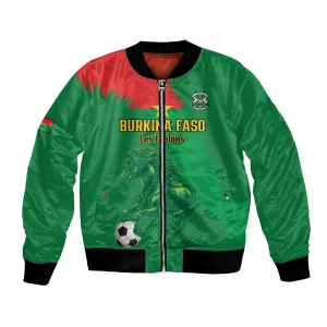 Burkina Faso Football Custom Bomber Jacket Go Stallions LT15