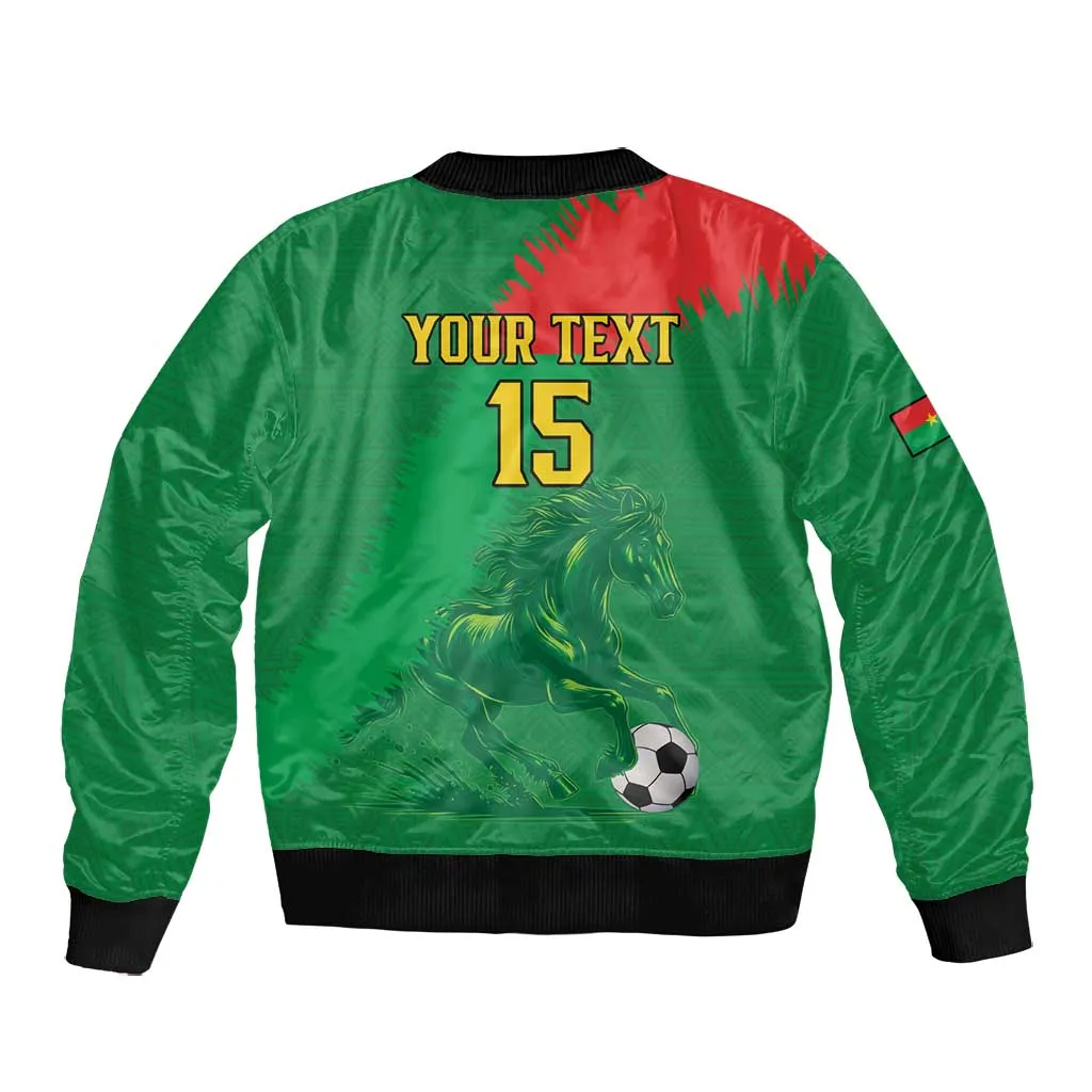 Burkina Faso Football Custom Bomber Jacket Go Stallions LT15