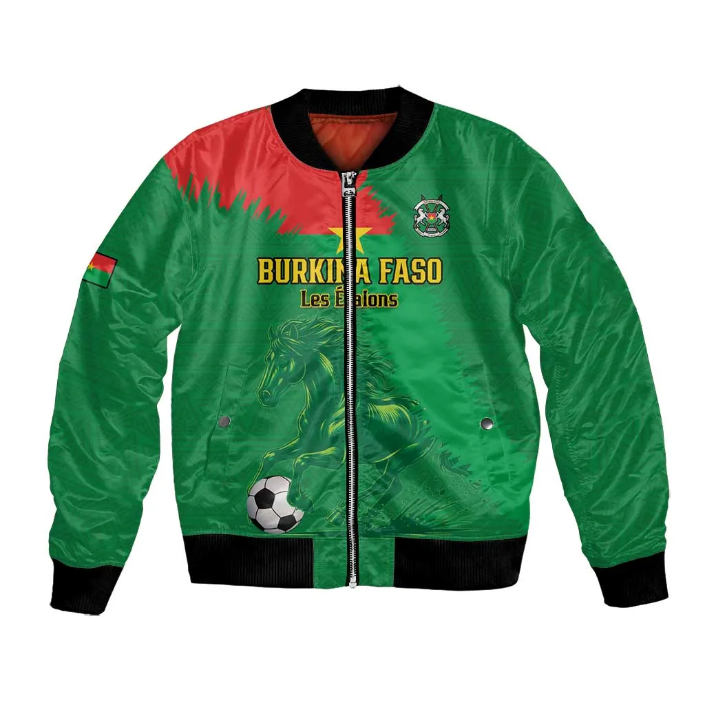 Burkina Faso Football Custom Bomber Jacket Go Stallions LT15