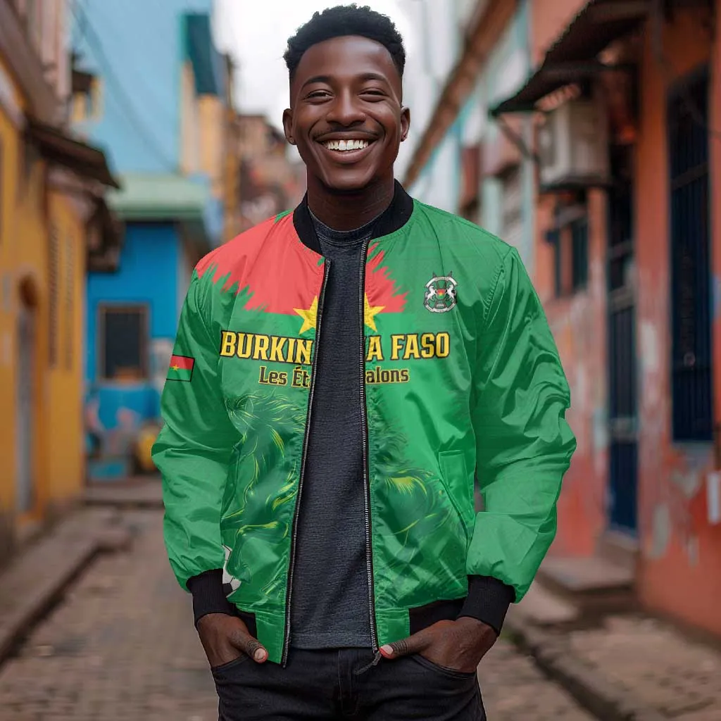 Burkina Faso Football Custom Bomber Jacket Go Stallions LT15
