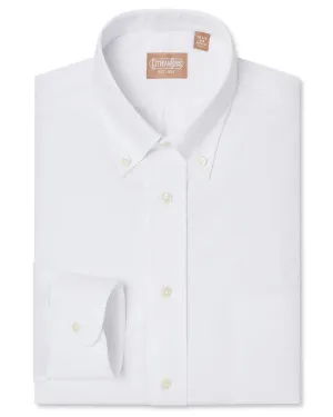 Button Down Mini Twill White - Tailored