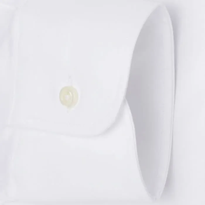 Button Down Mini Twill White - Tailored