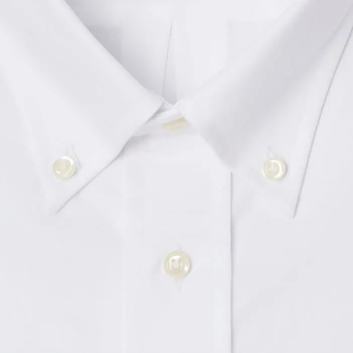 Button Down Mini Twill White - Tailored