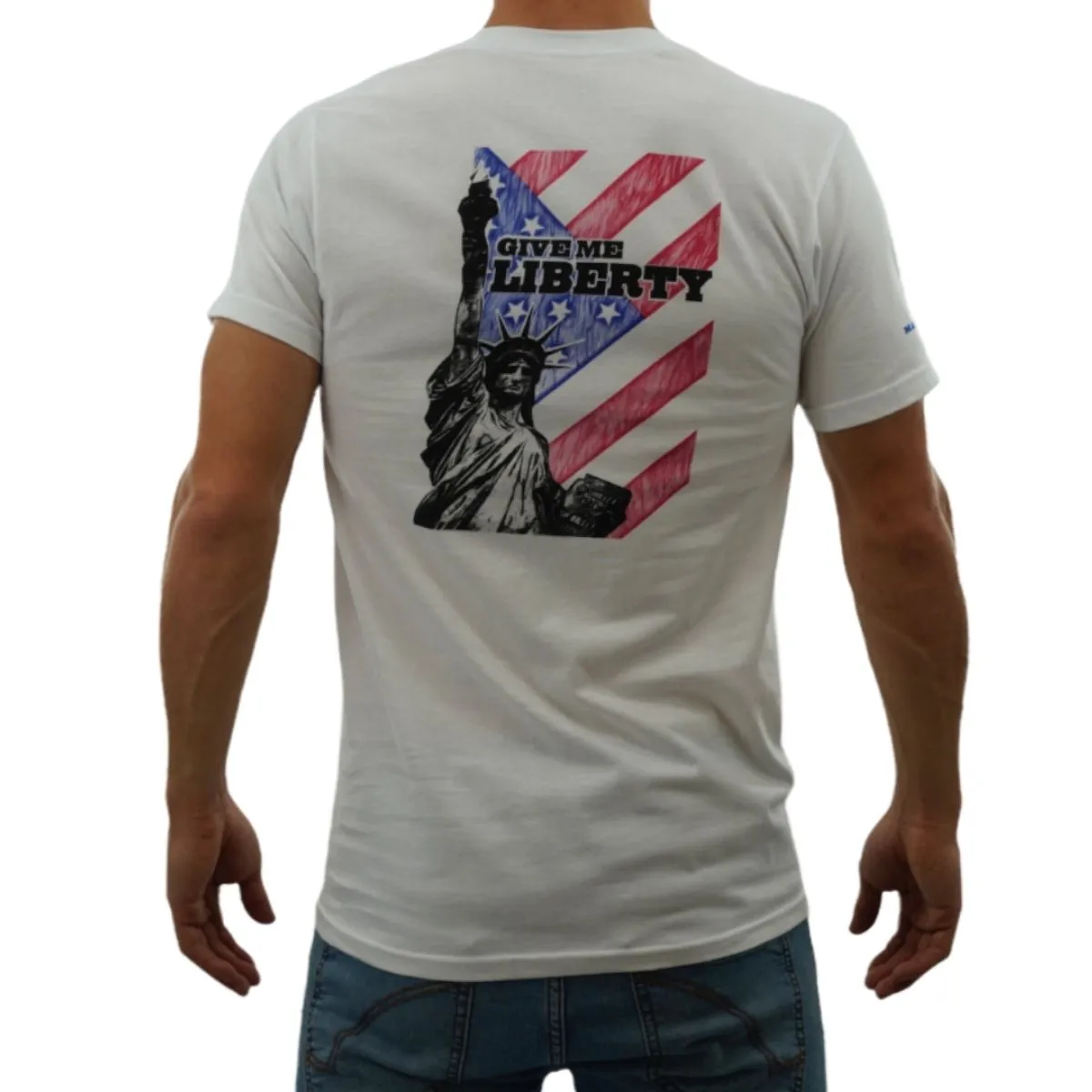 CALI Strong Give Me Liberty T-Shirt White