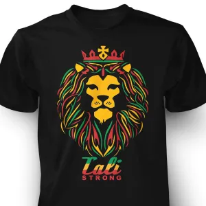 CALI Strong King Rasta Black T-Shirt