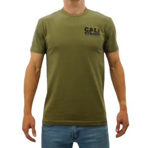 CALI Strong Scratch T-Shirt Military Green