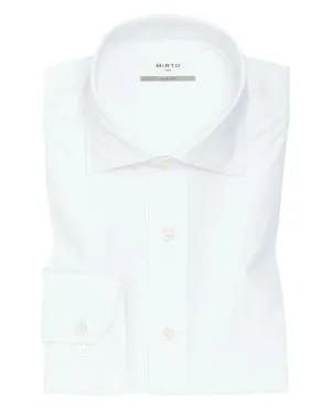 Camisa vestir técnica tailored fit blanca