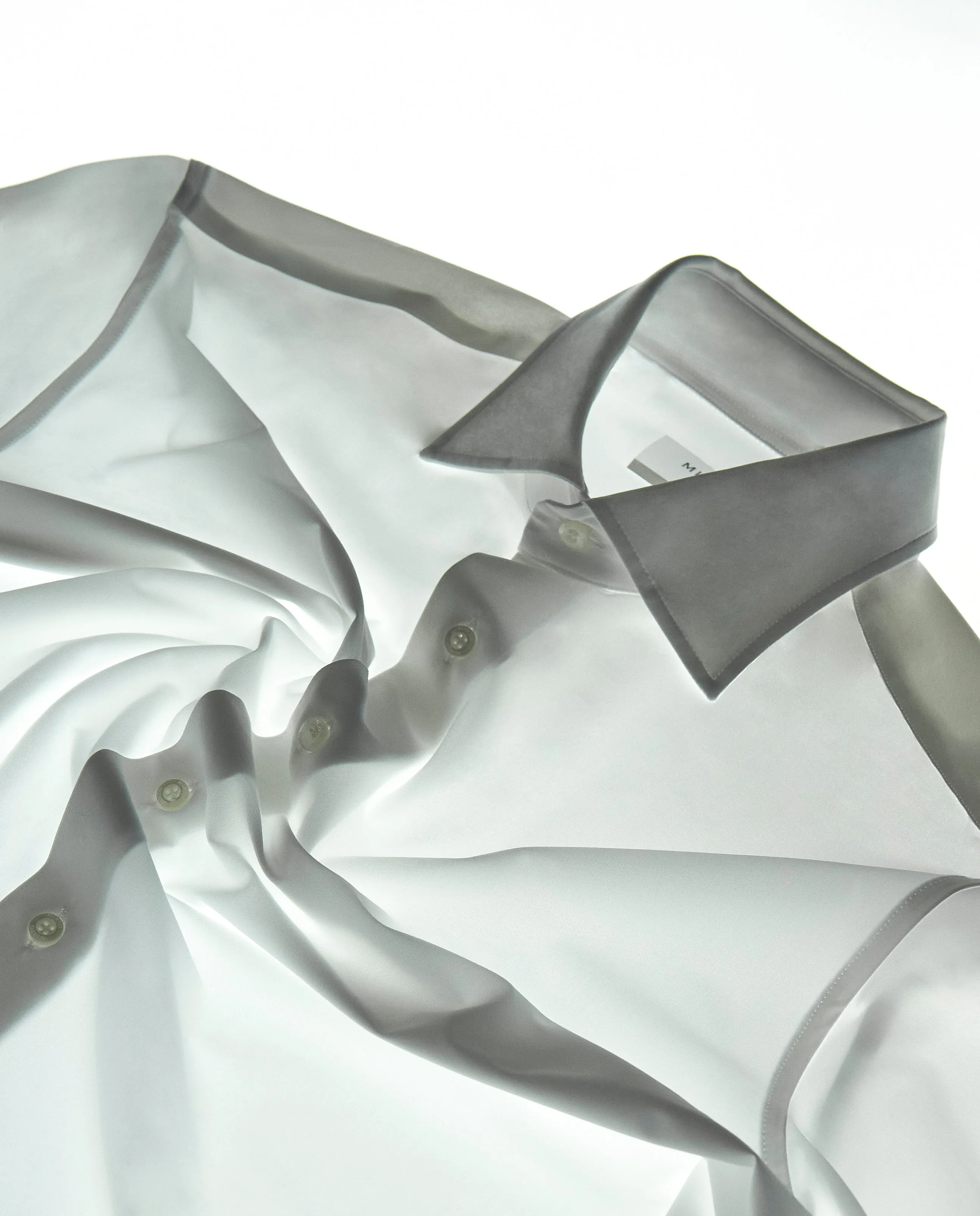 Camisa vestir técnica tailored fit blanca