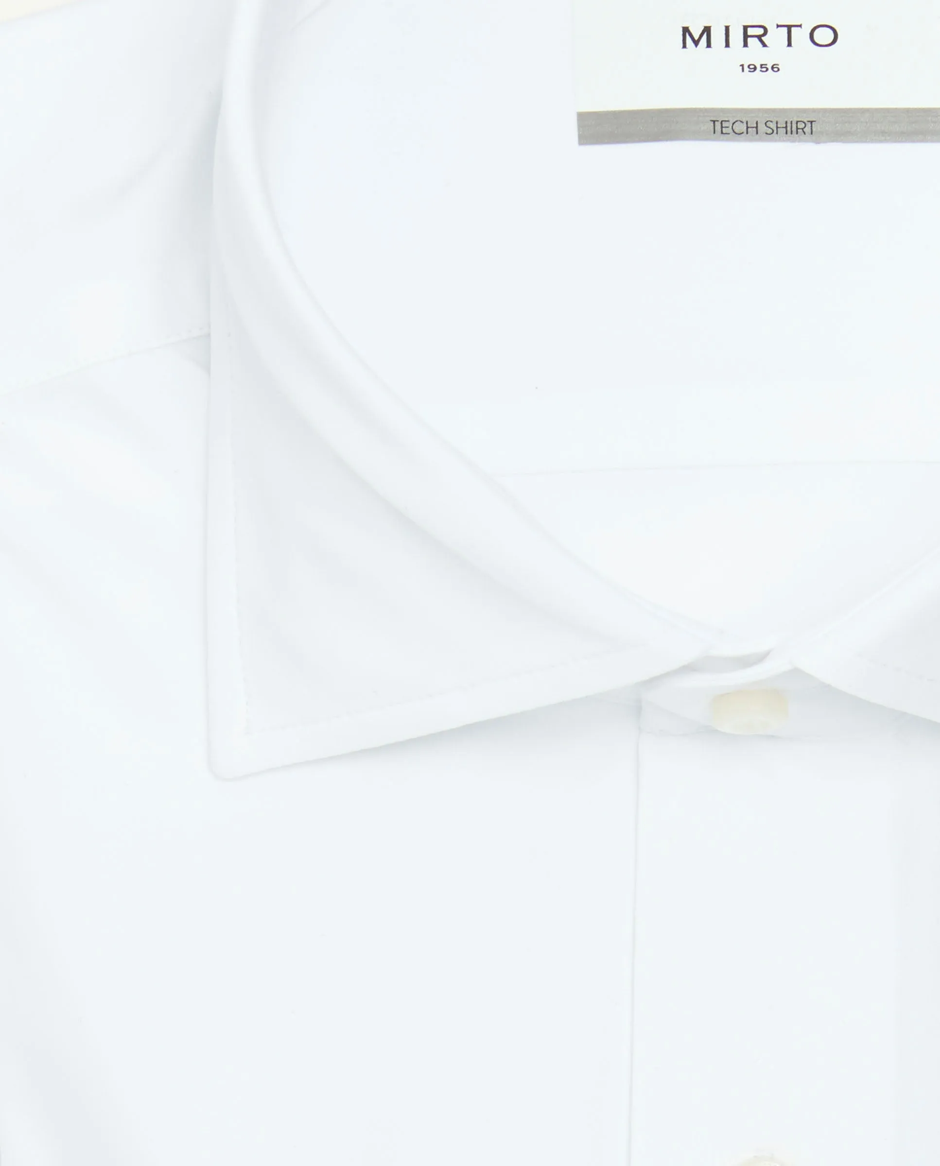 Camisa vestir técnica tailored fit blanca