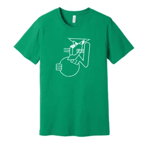 Carolina Cougars Neon Distressed Logo Shirt - Defunct Sports Team - Celebrate North Carolina Heritage and History - Hyper Than Hype