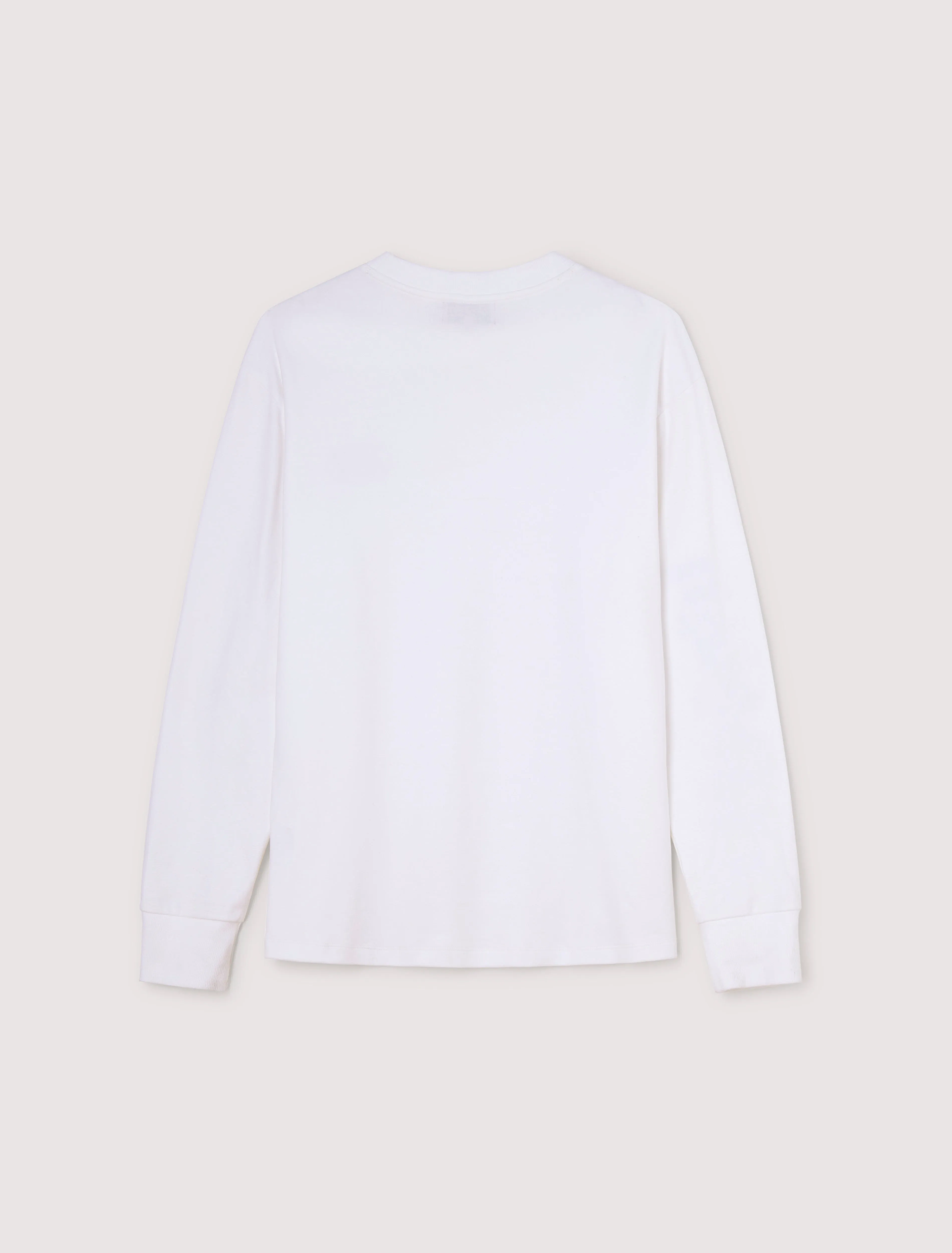 Casp T-Shirt Long-Sleeve in White