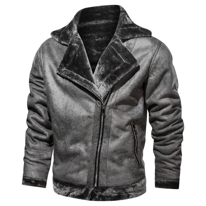 Casual bomber style leather jacket for men | perfect for casual days