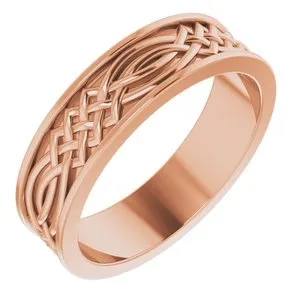 Celtic-Inspired Band 51838 - 6 mm