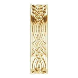 Celtic-Inspired Band 51838 - 6 mm