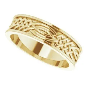 Celtic-Inspired Band 51838 - 6 mm