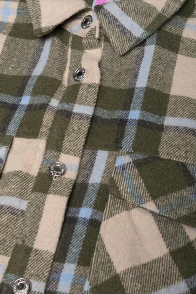 Check Long Sleeve Shirt Green