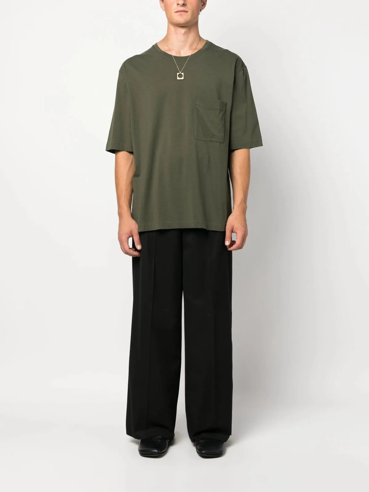 Chest Patch-Pocket Cotton T-Shirt