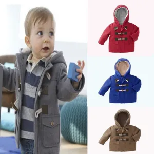 Children outerwear Coat Kids Jackets for Boy Girls Winter Jacket Warm Hooded Children Clothing gray Khaki red