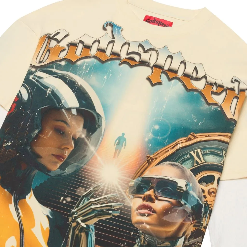 Chosen One Layered T-Shirt - Bone