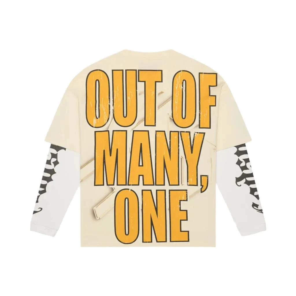 Chosen One Layered T-Shirt - Bone