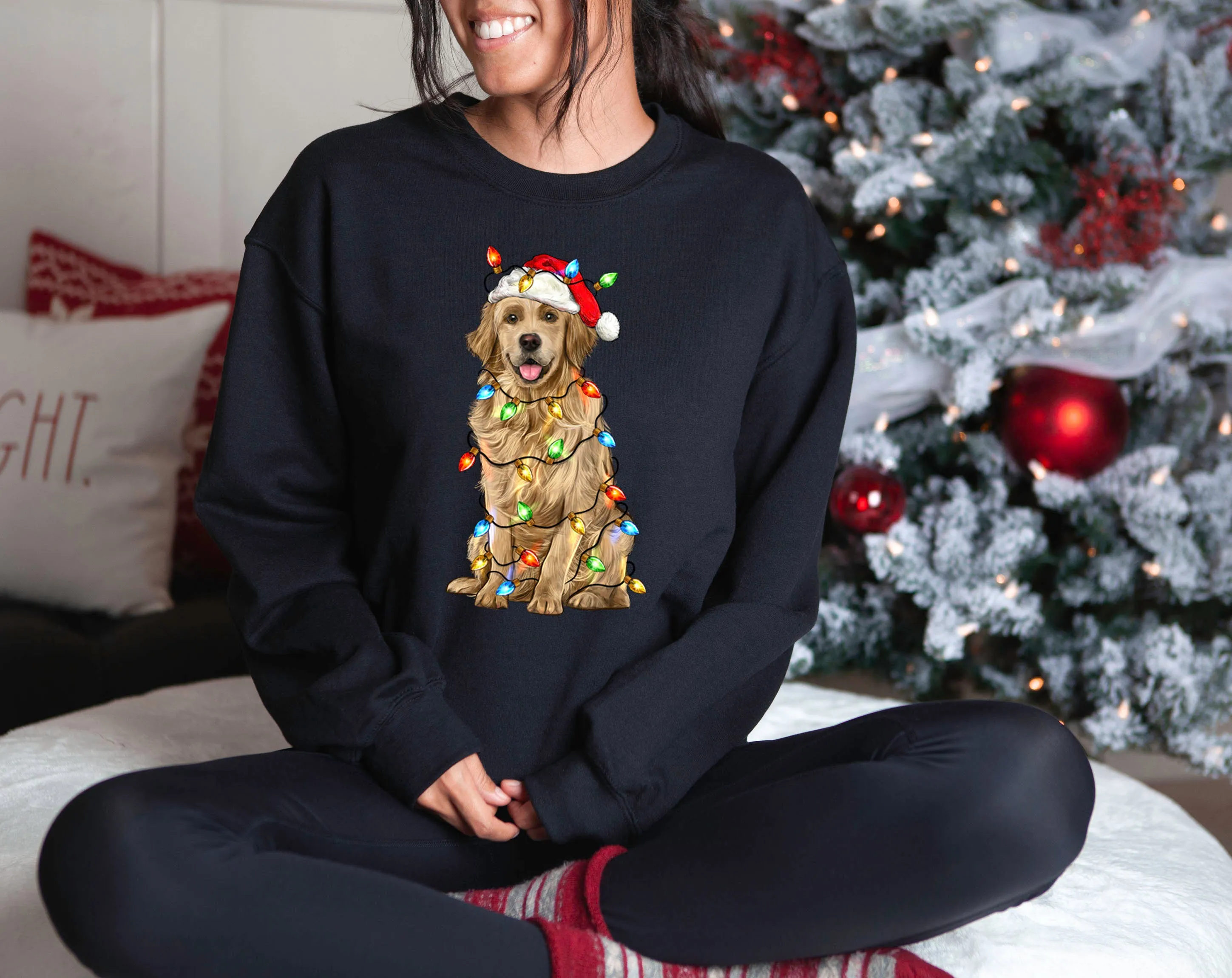 Christmas Golden Retriever Sweatshirt
