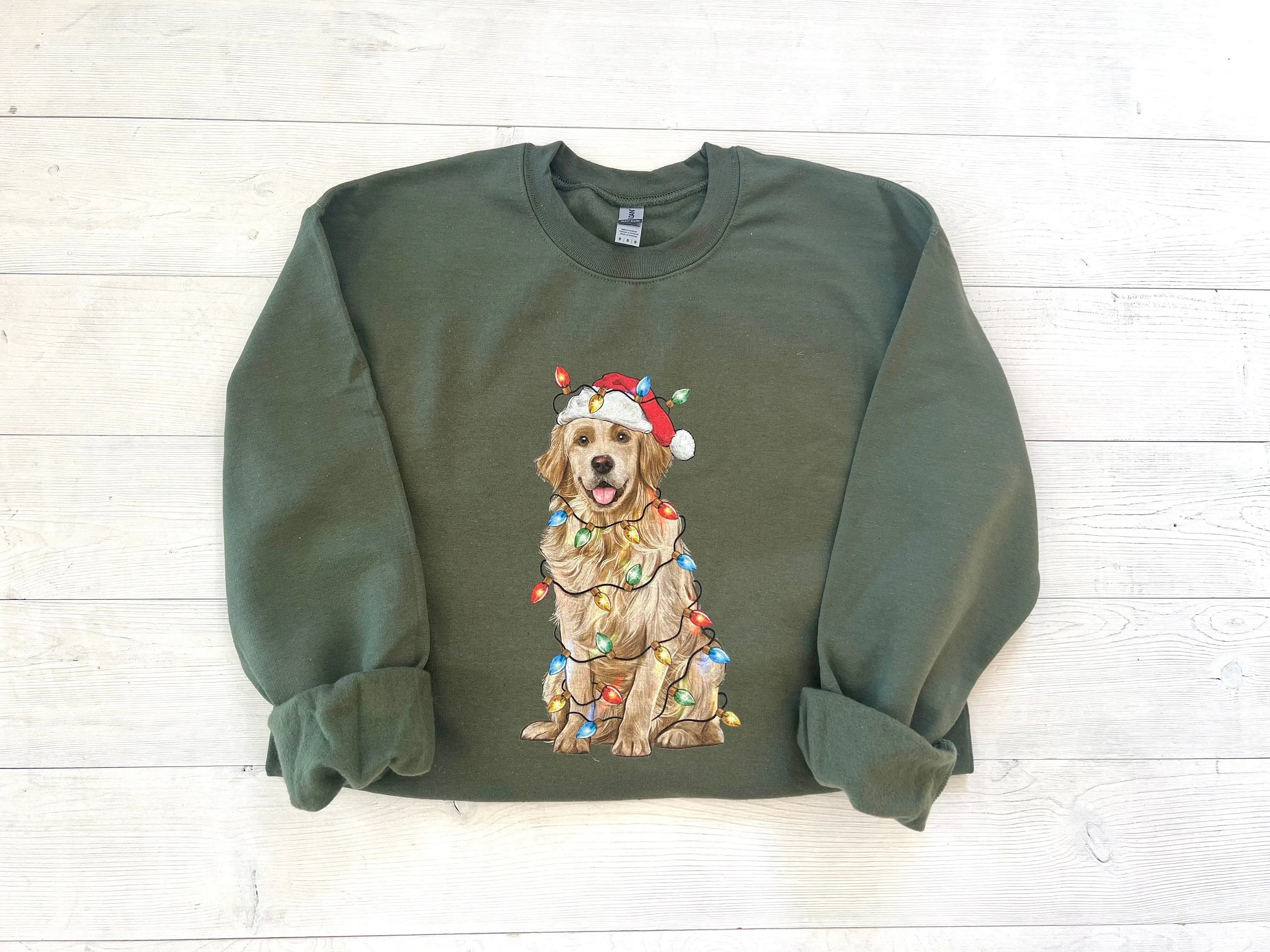 Christmas Golden Retriever Sweatshirt