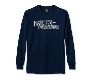 Chrome Type Long Sleeve - Blue