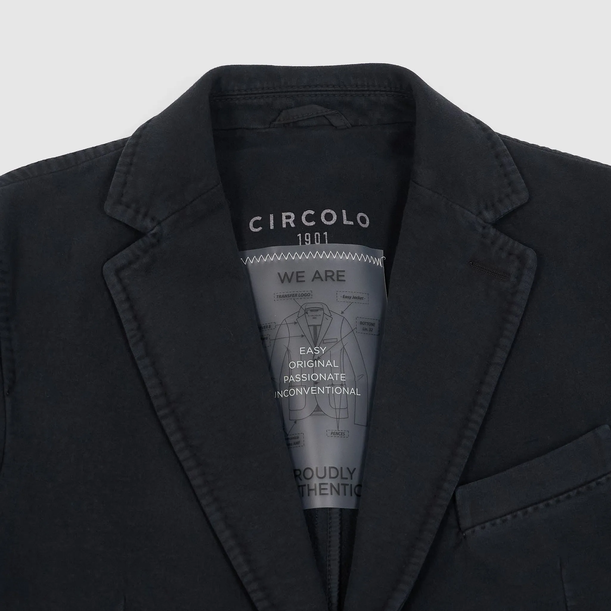 Circolo 1901 Man Easy Cotton Classic Blazer