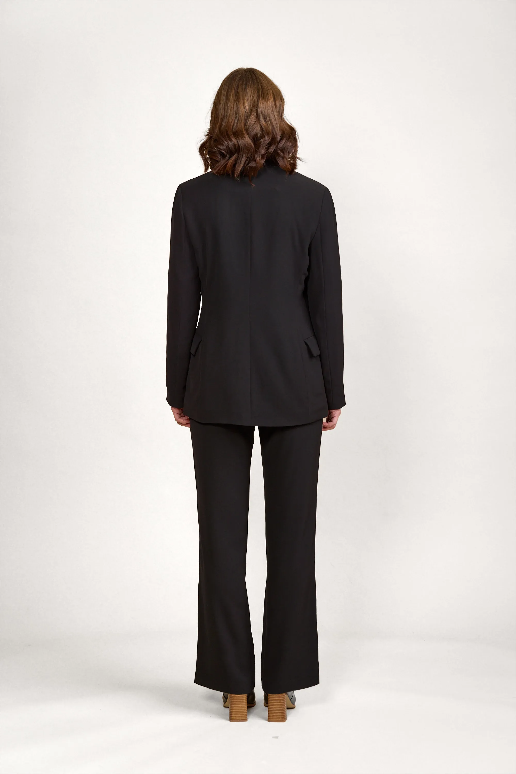 Clementine Blazer -Black/Oat