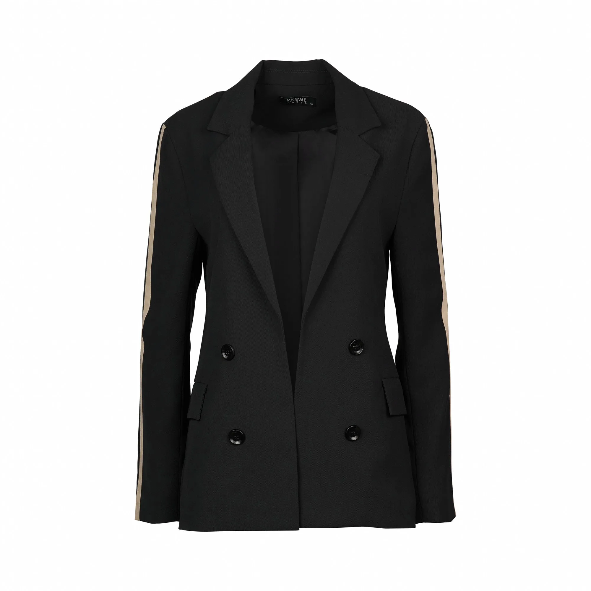 Clementine Blazer -Black/Oat