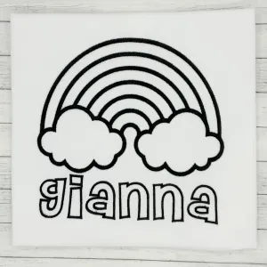 Color Me Embroidery - Rainbow - Washable Markers Included