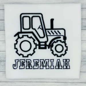 Color Me Embroidery - Tractor - Washable Markers Included