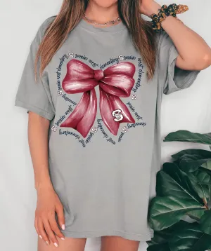 Comfort Colors Swain County West Elementary Bow Coquette Shirt / Youth and Adult Sizes