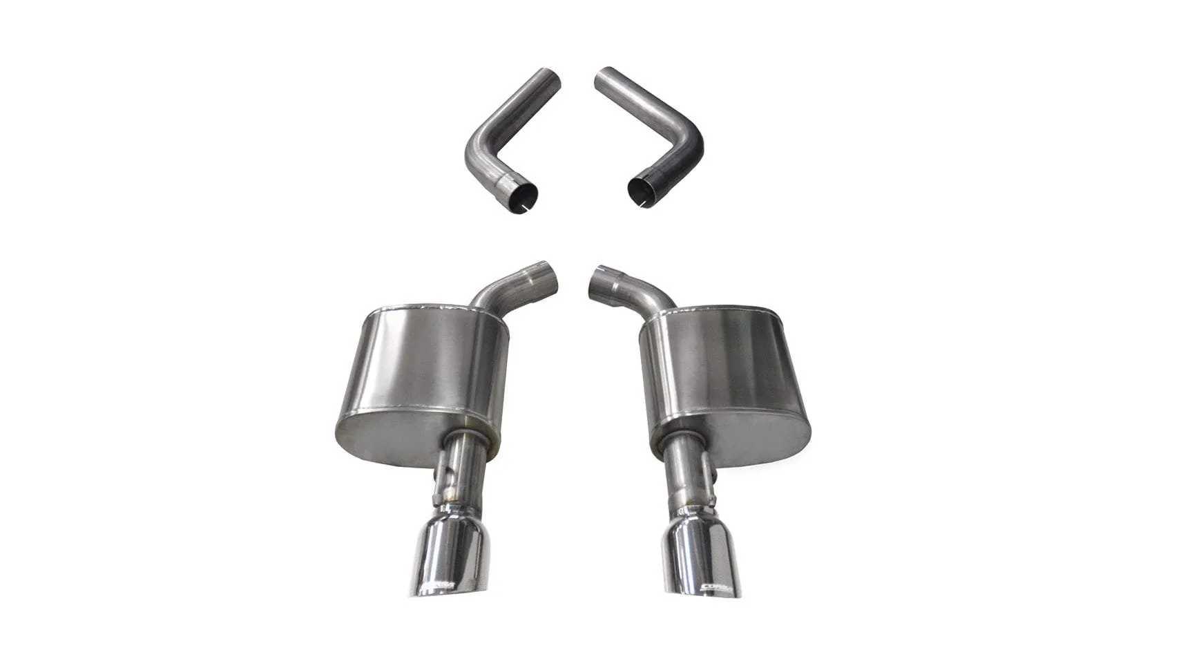 Corsa 2.75 IN Axle-Back Single 4.5 IN Tips Sport Sound Level | 2015-22 Charger, 300 5.7L 6.4L 6.2L