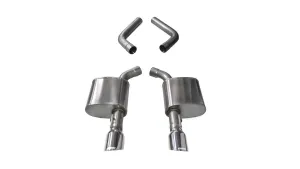 Corsa 2.75 IN Axle-Back Single 4.5 IN Tips Sport Sound Level | 2015-22 Charger, 300 5.7L 6.4L 6.2L