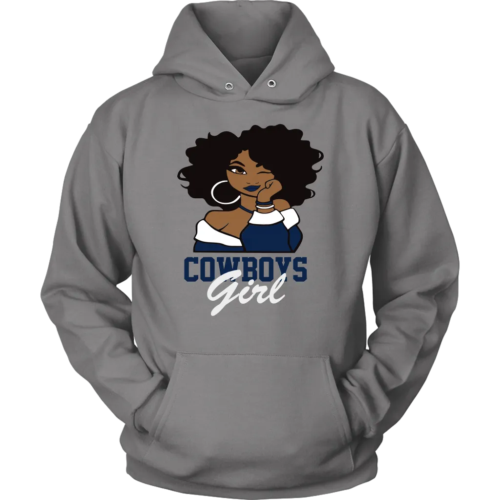 Cowboys Girl | Hooded Sweatshirt | NFL Football Hoodie